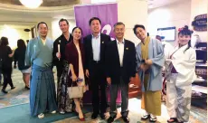  ??  ?? RAKUGO Performers with Japanese Consul General Yoshiaki Miwa and Chinese Consul General and Madam Li Lin