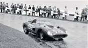  ??  ?? Wolfgang von Trips drives the Ferrari 335S at the Mille Miglia, Brescia, in May 1957. He finished second in the race. Other aces to have taken the wheel include Mike Hawthorn, Maurice Trintignan­t and Stirling Moss