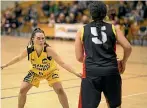  ?? SIMON O’CONNOR/FAIRFAX NZ ?? Simone Cook made an instant impact in her debut season with the Taranaki Thunder.