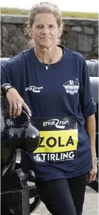  ??  ?? Second chance: Zola Budd hopes for peaceful time in Stirling