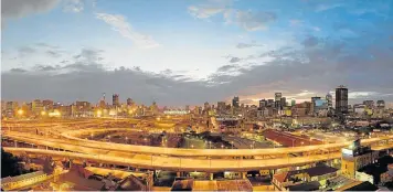  ??  ?? GOLDEN CITY: Gauteng is the leading province when it comes to top salaries in most business sectors