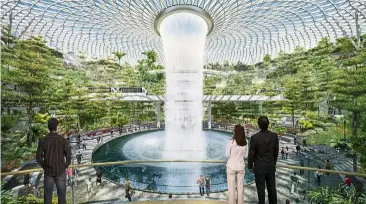  ??  ?? singapore’s Jewel changi airport is set to open in april.
