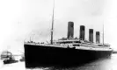  ??  ?? The Titanic leaves Southampto­n, England, in April 1912. Photograph: AP