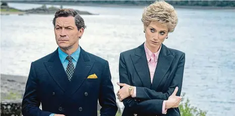  ?? Foto: Netflix ?? Charles a Diana
Pátou sérií se pochopitel­ně jako hlavní téma táhne neudržitel­nost manželství prince a princezny z Walesu.