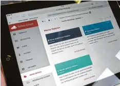  ?? Fotos: Philipp Kinne ?? Die Schul Cloud ist über alle Endgeräte abrufbar.