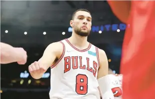  ?? BRIAN CASSELLA/CHICAGO TRIBUNE ?? Zach LaVine will be an unrestrict­ed free agent this coming offseason.