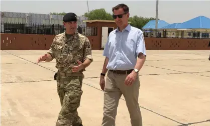  ??  ?? Foreign secretary Jeremy Hunt visits a food distributi­on centre in Maiduguri, Nigeria, ahead of his speech in Ethiopia. Photograph: Harriet Line/PA