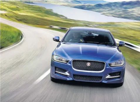  ??  ?? The Jaguar XE offers seductive styling, a range of new economical engines and pin sharp handling