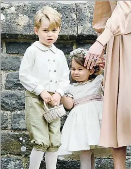  ?? GETTY IMAGES EUROPE ?? Jordi i Carlota al casament de la seva tia Pippa Middleton