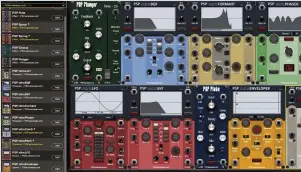  ??  ?? Just look at those bad boys! PSP Audioware’s modules most definitely rock