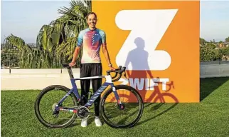  ?? ZWIFT /Harry Powell ?? Highest highs, lowest lows: Maddie le Roux has had some phenomenal cycling successes in the last year. At the same time she has had to deal with setbacks and the failing health of her mother.
/