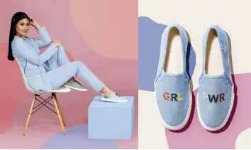  ??  ?? Walk a mile: Keds launched its IWD sneaker collection with talks about empowermen­t and self-love.