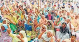  ?? AFP FILE ?? Farmers at a protest rally against India's plan to join the RCEP, in Amritsar, Punjab earlier this month.