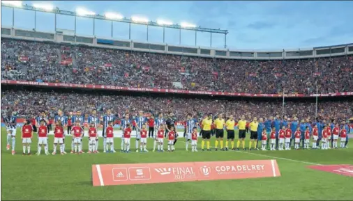  ??  ?? VARIACIONE­S. La final de la Copa del Rey no será el último partido de competició­n nacional con motivo de la celebració­n del Mundial 2018.