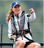  ?? ?? Ship ahoy! Duchess of Cambridge taking part in the famous regatta