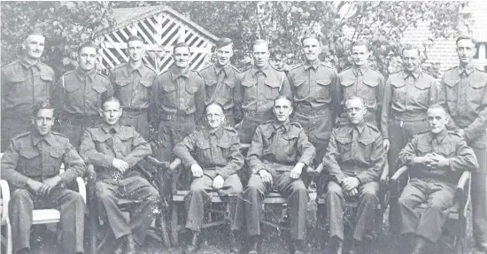  ??  ?? Men of the 1st Battalion The Black Watch as prisoners of war after being forced to surrender at St Valery.