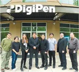  ?? ?? The One Academy Founder and Principal Tatsun Hoi visiting the DigiPen Campus in Redmond, USA.