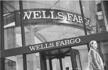  ??  ?? Senior Wells Fargo executives knew as far back as 2002 - nearly a decade earlier than initially disclosed - that bank employees were setting up fake accounts that customers didn’t want in order to meet aggressive sales goals, according to the 113-page report by the bank’s independen­t directors. — WP-Bloomberg photo