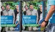  ?? Foto: Hoppe, dpa ?? Das neue CSU Plakat.