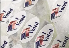  ?? RALPH BARRERA / AMERICAN-STATESMAN ?? Early voting ends Friday, but voters can, of course, express their opinions on Election Day, Nov. 3. Seven proposed amendments are on the ballot.