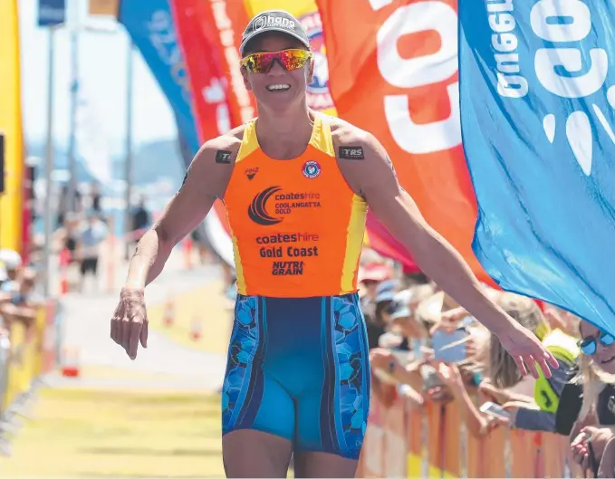  ??  ?? Kurrawa’s Rebecca Creedy finished third in the women’s division of the Coolangatt­a Gold last year and is committed to a strong performanc­e in this year’s race.