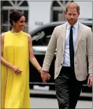  ?? ?? Non-royal tour: the Duke and Duchess of Sussex during their Nigeria visit