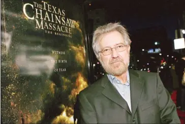  ??  ?? Producer Tobe Hooper arrives at the premiere of nese Theatre on October 5, 2006, in Los Angeles, California. at Grauman’s Chi-