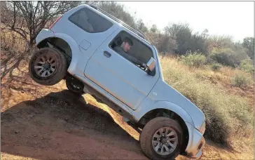  ??  ?? The Suzuki Jimny makes off-road driving a pleasure.