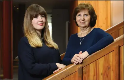  ??  ?? Film-maker Eve McConnachi­e with Jill Ferguson, who is a member of a dance group for the over-50s