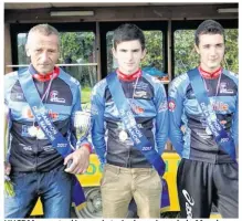  ??  ?? L’UCDM compte désormais trois champions de la Manche en VTT.