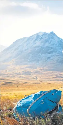  ?? Picture ?? Hazel Strachan out and about in Glen Coe yesterday Andrew Cawley