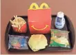  ?? ERIC RISBERG, AP ?? McDonald’s offers healthier options in its Happy Meals.