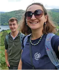  ?? ?? ●●Harry and Lydia Cowell will tackle the Yorkshire Three Peaks challenge