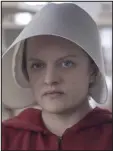  ?? HULU ?? Elisabeth Moss in “The Handmaid’s Tale.”