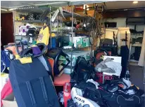  ?? Associated Press ?? n A garage in need of organizati­on in Los Angeles, Calif.