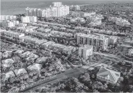  ?? MATIAS J. OCNER mocner@miamiheral­d.com ?? Aerial view of Key Biscayne’s residentia­l area.