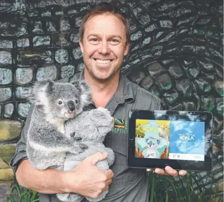  ?? ?? Coles is doing its bit to support koala conservati­on and recovery, much like Aussie Ark president Tim Faulkner.