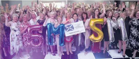  ??  ?? Celebratio­n The hospice’s ambitious £9million appeal is now well over the half-way mark