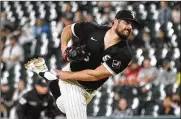  ?? CHARLES REX ARBOGAST PHOTOS / AP ?? White Sox pitcher Carlos Rodon tuned up for the playoffs by holding the Reds to one hit over five scoreless innings Wednesday in his first start since lasting three innings at Detroit on Sept. 20.