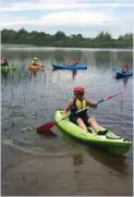  ??  ?? Kayaking in Sligo.