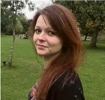  ?? Reprodução/Facebook ?? Iulia Skripal, 33, visitava o pai quando foi envenenada