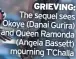  ?? ?? GRIEVING: The sequel sees Okoye (Danai Gurira) and Queen Ramonda
(Angela Bassett) mourning T’Challa