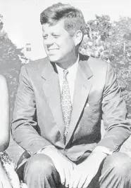  ??  ?? President-elect John F. Kennedy is shown at his home in Hyannis Port, Mass. [THE OKLAHOMAN ARCHIVES]