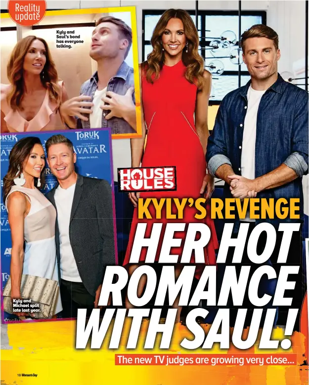  ??  ?? Kyly and Michael split late last year.
Kyly and Saul’s bond has everyone talking.