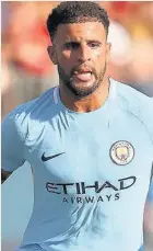  ??  ?? Right-back Kyle Walker arrived at the Etihad this summer