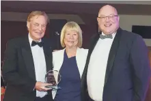  ??  ?? Overall Business of the Year awrd winners Hays Travel - John