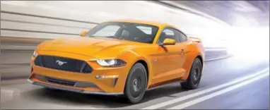  ??  ?? The Ford Mustang looks to carry on the trend of being the most popular sports car in the world.