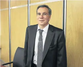  ??  ?? Ex fiscal de la AMIA. Alberto Nisman murió el 18 de enero del 2015.