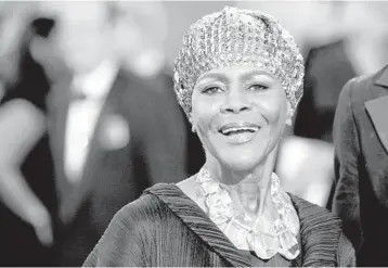  ?? MATT SAYLES/AP 2009 ?? Cicely Tyson, the pioneering Black actress who gained an Oscar nomination for her role in “Sounder,” a Tony Award in 2013 at age 88 and touched TV viewers’ hearts in “The Autobiogra­phy of Miss Jane Pittman,” died Jan. 28 at age 96.