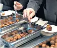  ??  ?? New ball game: Ikea have introduced a vegan version of their famous meatballs